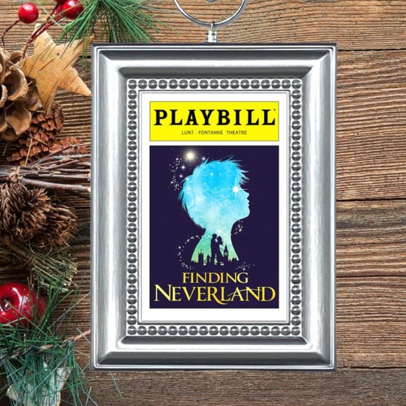 Finding‎ Neverland Broadway Musical Playbill Christmas Tree Ornament - Picture 1 of 3